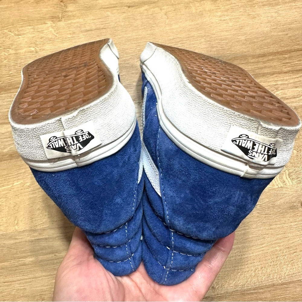 Vans HEIQ Eco Dry Sk8 Suede Hi Top Lace Up Sneaker Skater - Picture 10 of 13